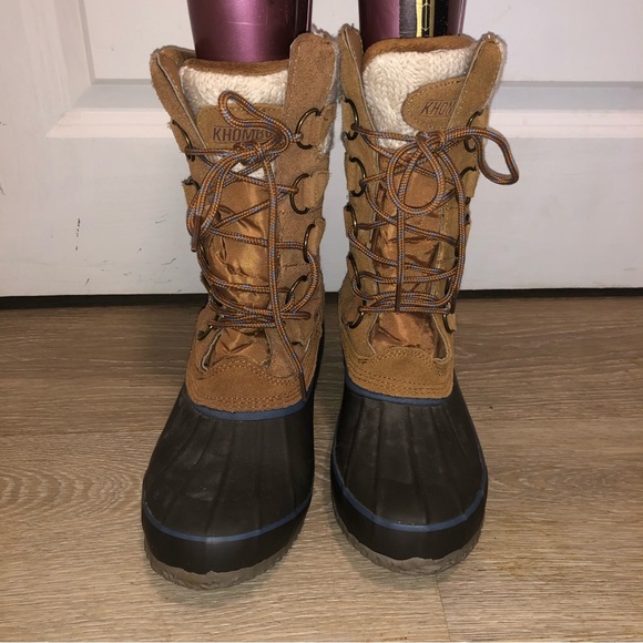 Khombu ladies winter snow boots size 9 - Picture 2 of 9